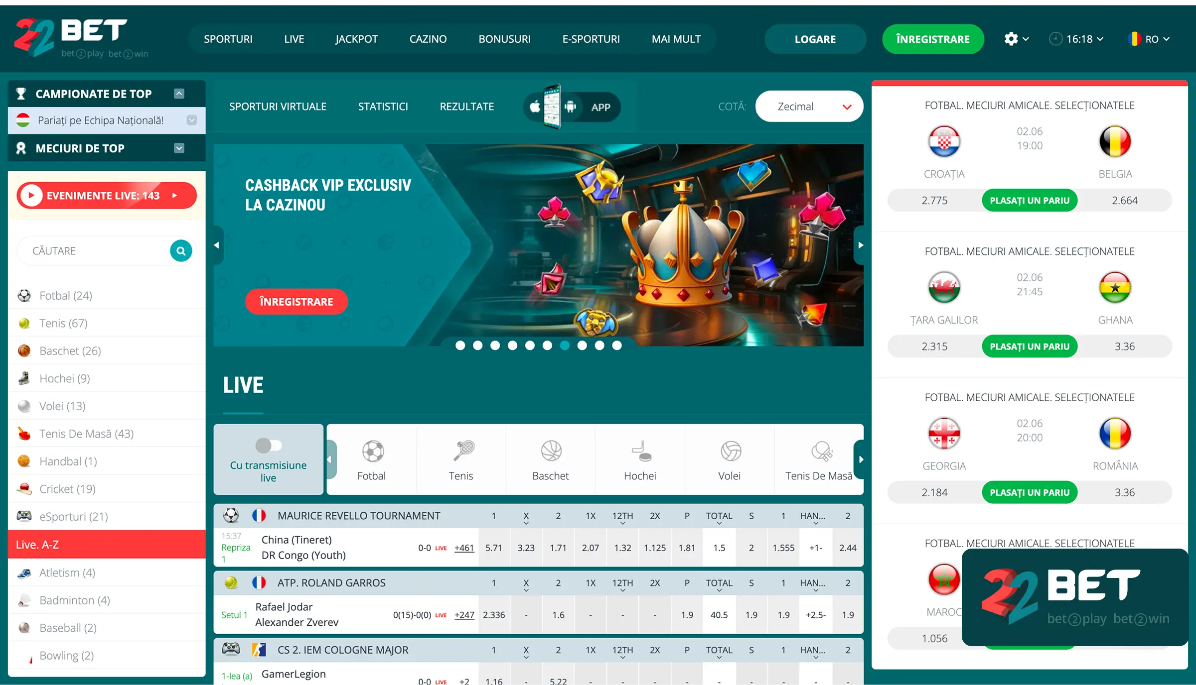 22Bet Casa de pariuri